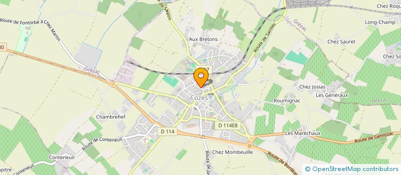 localisation de l'entreprise ETS ROUIL SARL à GREZAC