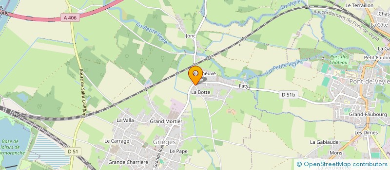 localisation de l'entreprise ETS ROUX  GRIEGES