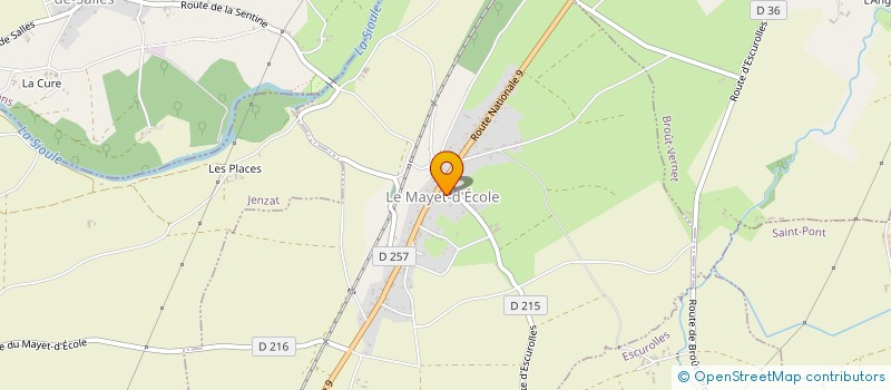 localisation de l'entreprise ETS ROYER à GANNAT