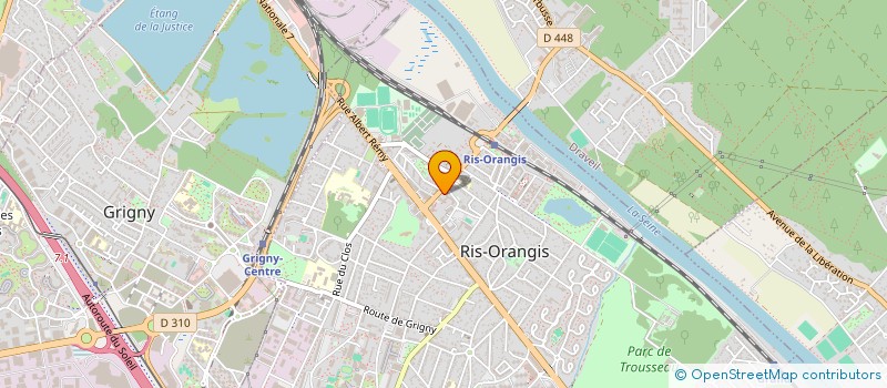 localisation de l'entreprise ETS SAMI COIFFURE à RIS-ORANGIS