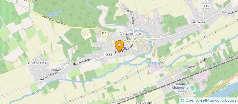 localisation de l'entreprise ETS SEGRAIS  VEUZAIN-SUR-LOIRE