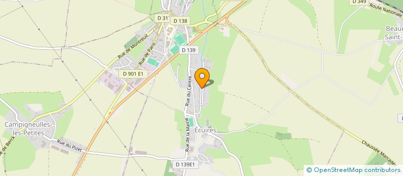 localisation de l'entreprise ETS SEGRET à ECUIRES