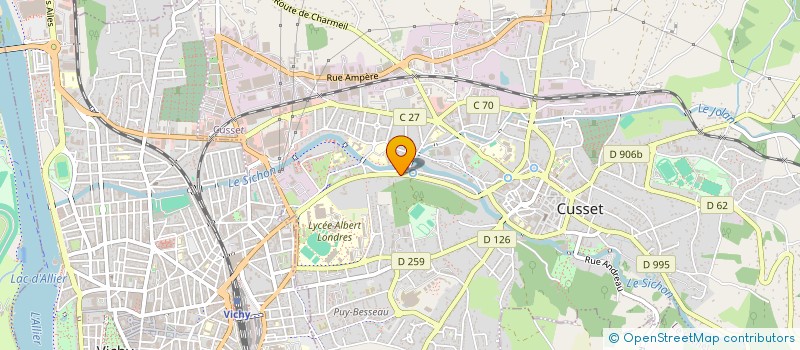 localisation de l'entreprise ETS SEIGNEUR à CUSSET