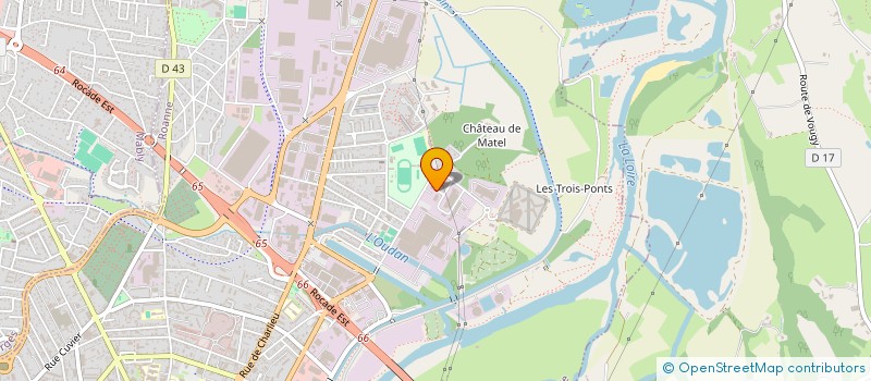 localisation de l'entreprise ETS SERRAILLE à ROANNE
