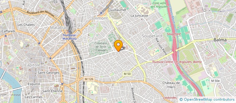 localisation de l'entreprise ETS SERRES OUTILS SERVICE à TOULOUSE
