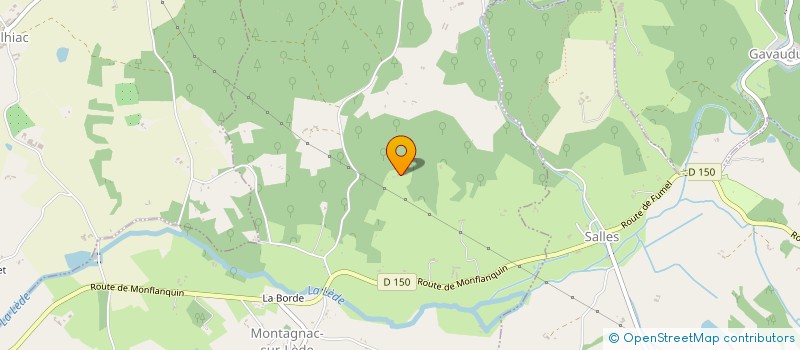 localisation de l'entreprise ETS SETZE ET FILS  MONTAGNAC-SUR-LEDE