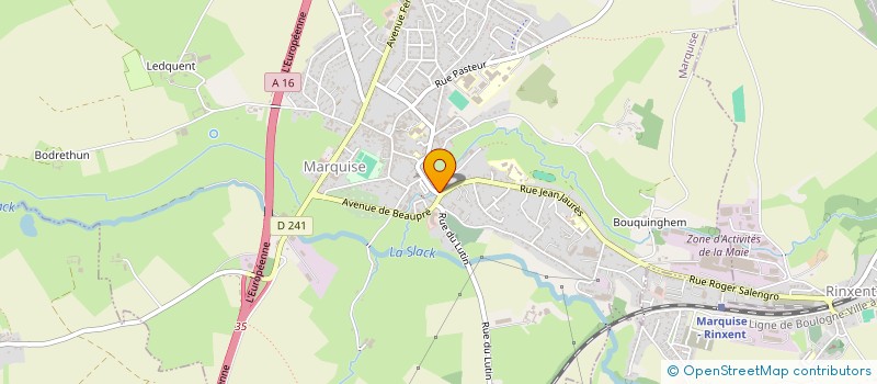 localisation de l'entreprise ETS SGARD FREDERIC  MARQUISE