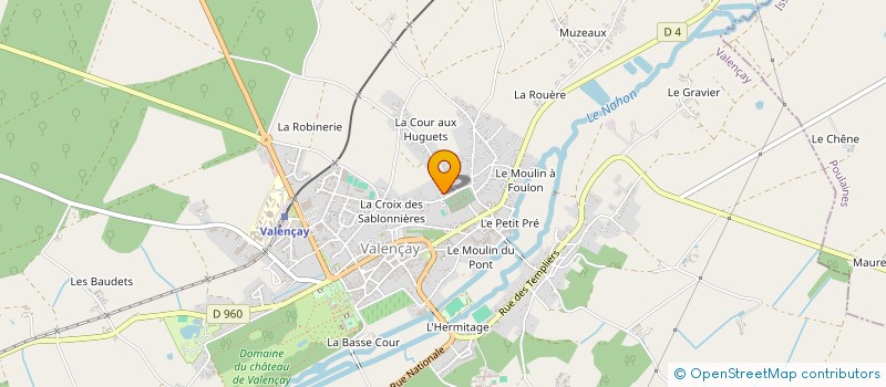 localisation de l'entreprise ETS SIBOTTIER FRERES à VALENCAY
