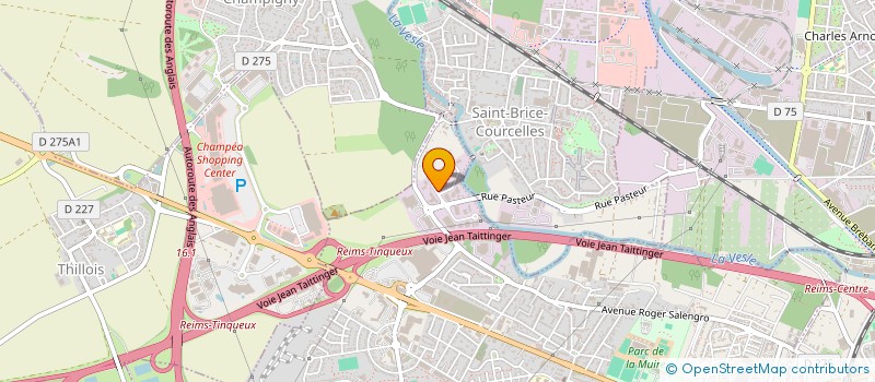 localisation de l'entreprise ETS SIGNORET à TINQUEUX