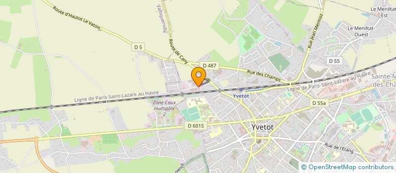 localisation de l'entreprise ETS SILLIARD ERIC à YVETOT