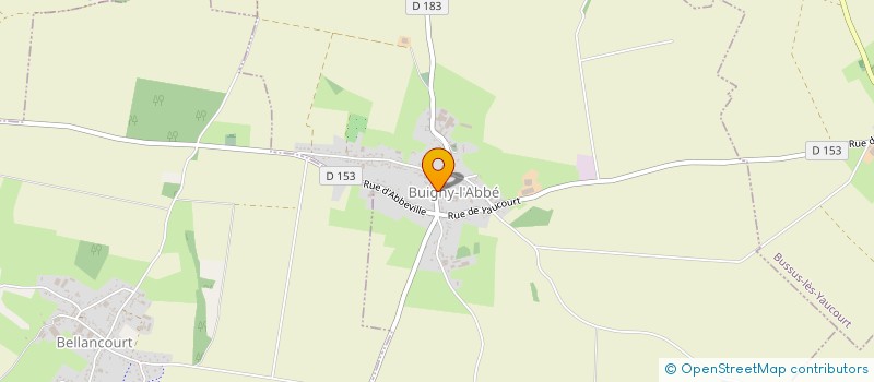 localisation de l'entreprise ETS SINOQUET  BUIGNY-L'ABBE