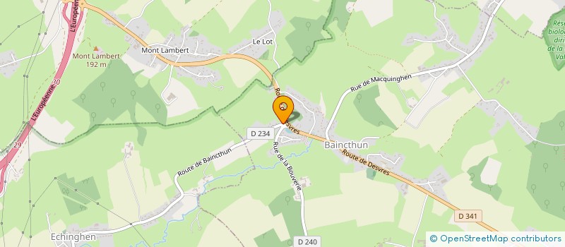 localisation de l'entreprise ETS SMIRNAPOULO PASCAL  BAINCTHUN