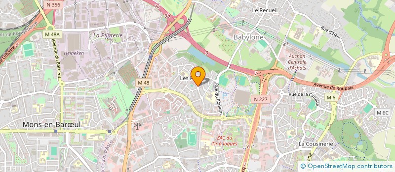 localisation de l'entreprise ETS SOBIERAJ SARL  VILLENEUVE-D'ASCQ