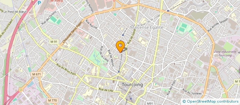 localisation de l'entreprise ETS SOMECAVE à TOURCOING