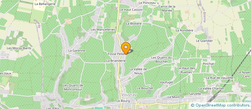 localisation de l'entreprise ETS SORET-GROUPE BODIN à VOUVRAY