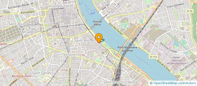 localisation de l'entreprise ETS SOULES ET CIE à BORDEAUX