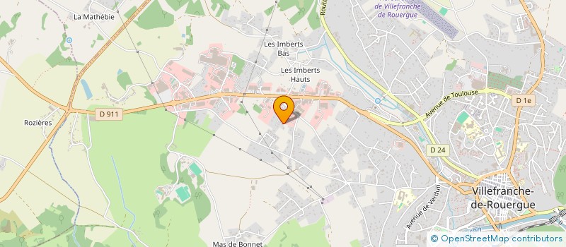 localisation de l'entreprise ETS SOULIER CLAUDE à VILLEFRANCHE-DE-ROUERGUE