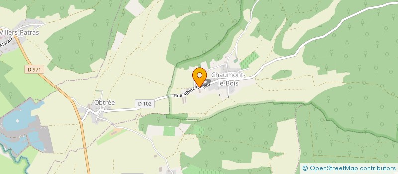 localisation de l'entreprise ETS SOUPEAUX à CHAUMONT-LE-BOIS