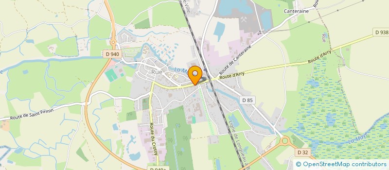 localisation de l'entreprise ETS TARRIEU ET DELOMMEL  RUE