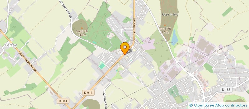 localisation de l'entreprise ETS THERESE & CHRISTOPHE DEMYTTENAERE  AUCHEL