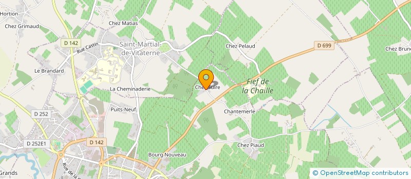 localisation de l'entreprise ETS THIBAUD SEGUINOT  JONZAC