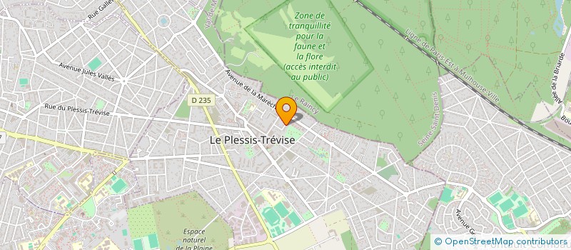 localisation de l'entreprise ETS THION à LE PLESSIS-TREVISE