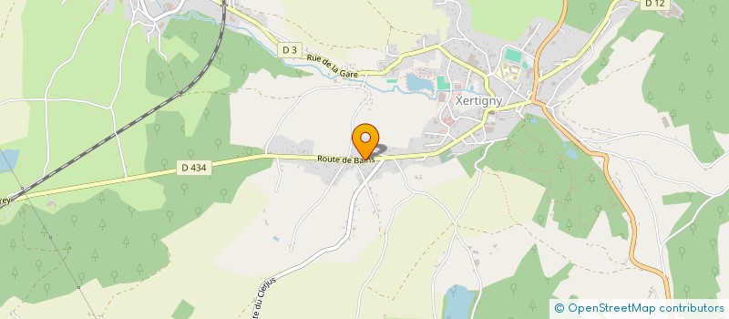 localisation de l'entreprise ETS THIRIAT à XERTIGNY
