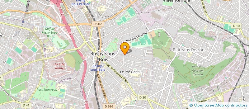 localisation de l'entreprise ETS THIRION SOCIETE D'EXPLOITATION à ROSNY-SOUS-BOIS