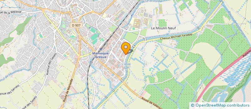 localisation de l'entreprise ETS THURIN à MANOSQUE