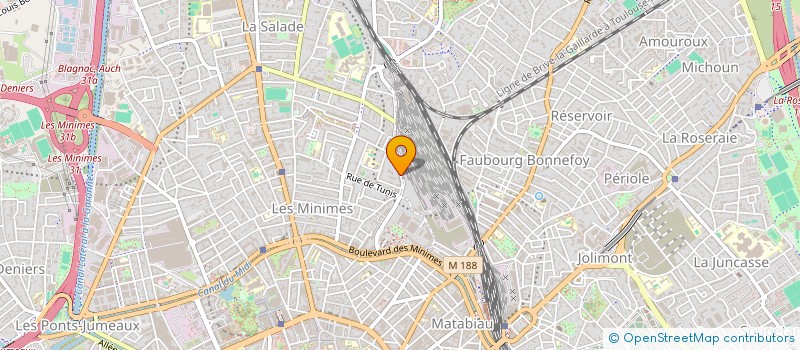 localisation de l'entreprise ETS TOLSAU ET FILS à TOULOUSE