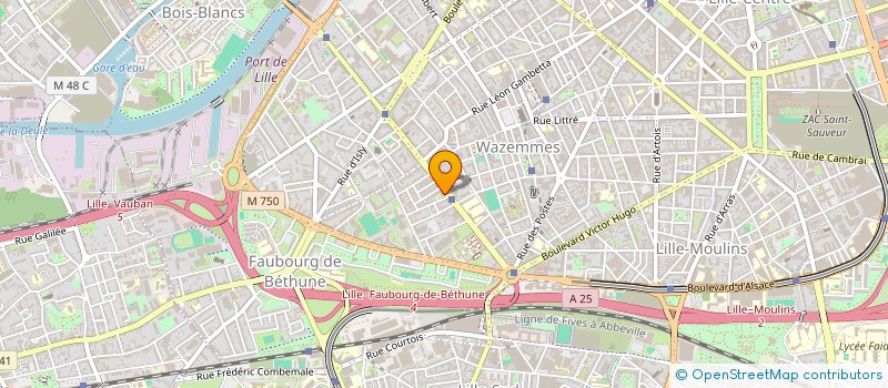 localisation de l'entreprise ETS TONGO à LILLE