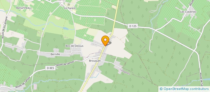 localisation de l'entreprise ETS TRANCHERE RIVE GAUCHE à PREIGNAC