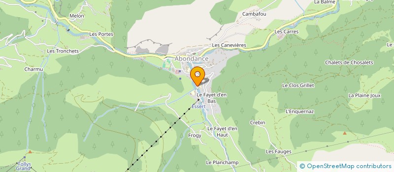 localisation de l'entreprise ETS TRANSITION ENERGETIQUE  ABONDANCE