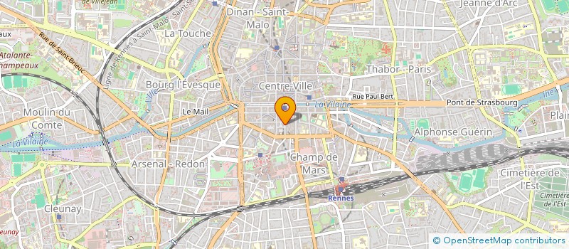 localisation de l'entreprise ETS TROADEC LES HALLES à RENNES