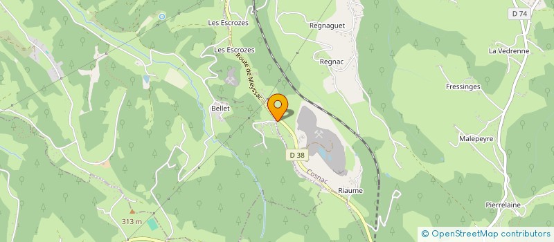localisation de l'entreprise ETS VALIBHAY SARL à COSNAC