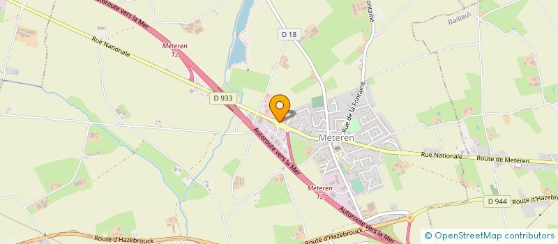 localisation de l'entreprise ETS VANKEMMEL à METEREN