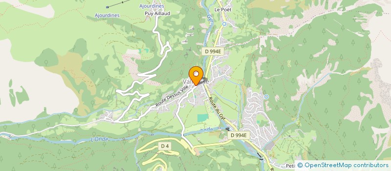 localisation de l'entreprise ETS VENTURINO PLOMBERIE  VALLOUISE-PELVOUX