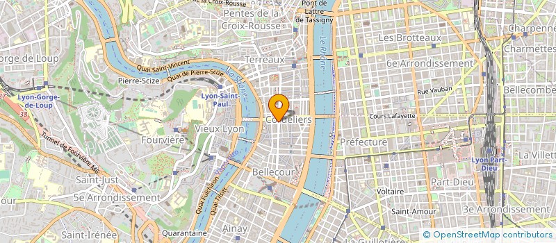 localisation de l'entreprise ETS VEYRET  LYON