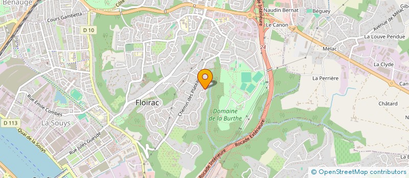 localisation de l'entreprise ETS VIALA  FLOIRAC