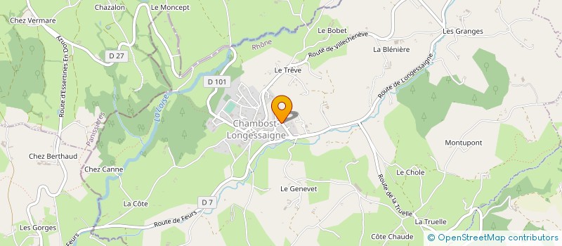 localisation de l'entreprise ETS VIANNAY FILS à CHAMBOST-LONGESSAIGNE