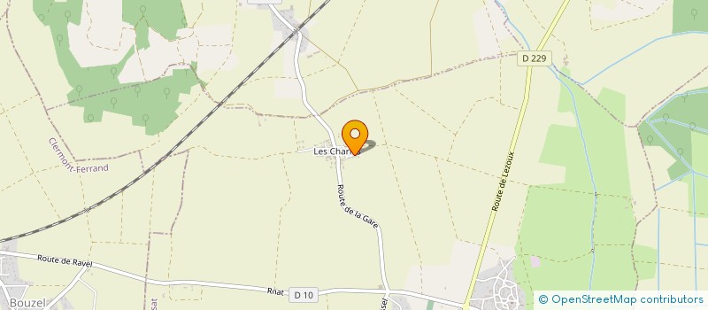 localisation de l'entreprise ETS VIDAL à LEZOUX