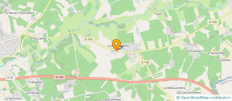 localisation de l'entreprise ETS VIEZ  VALLET