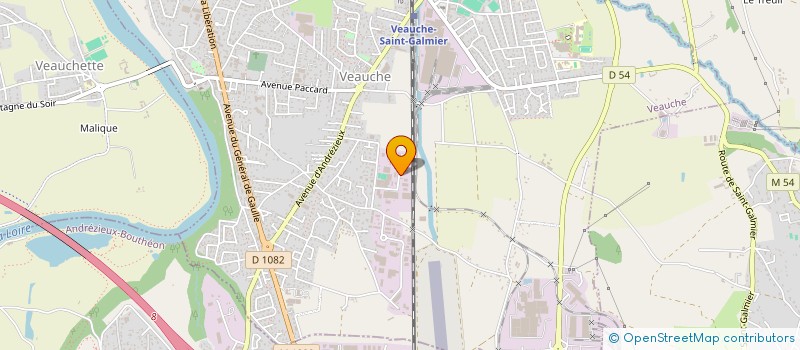 localisation de l'entreprise ETS VILELA  VEAUCHE