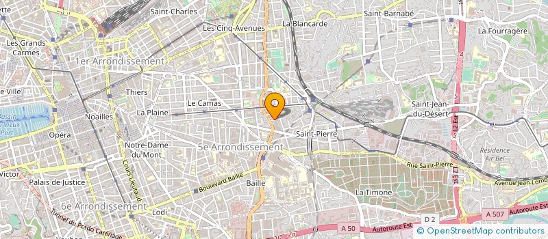 localisation de l'entreprise ETS VILLANI à MARSEILLE