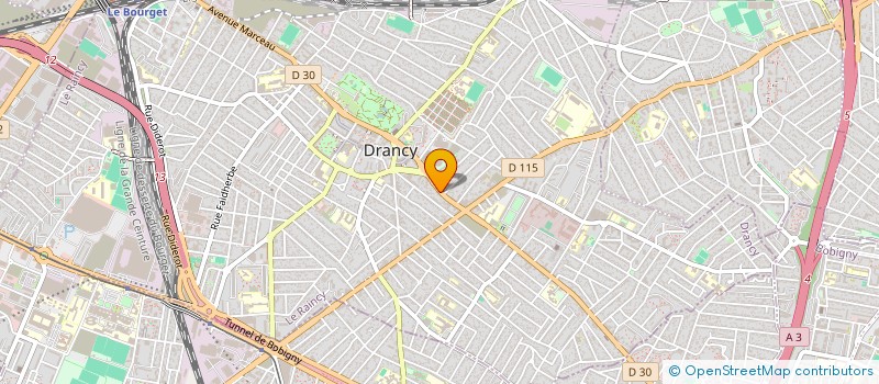 localisation de l'entreprise ETS VINCENT à DRANCY