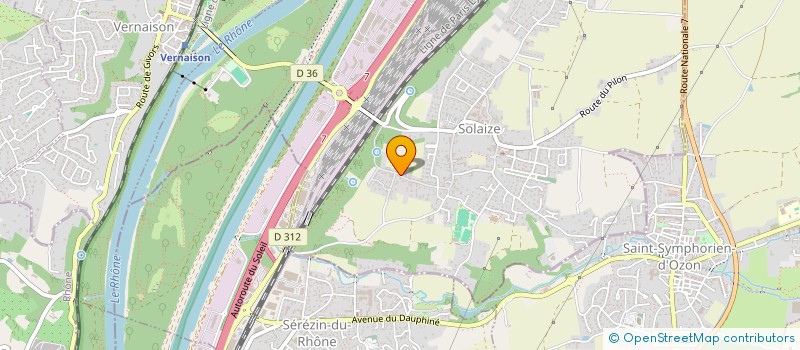 localisation de l'entreprise ETS VOINDROT SARL à SOLAIZE