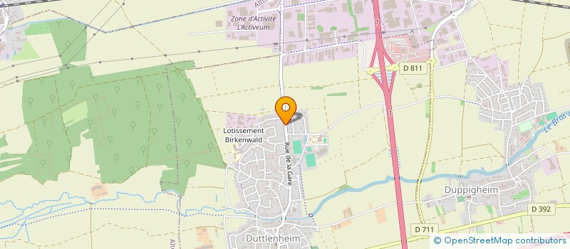 localisation de l'entreprise ETS WECHINGER à ERNOLSHEIM-BRUCHE