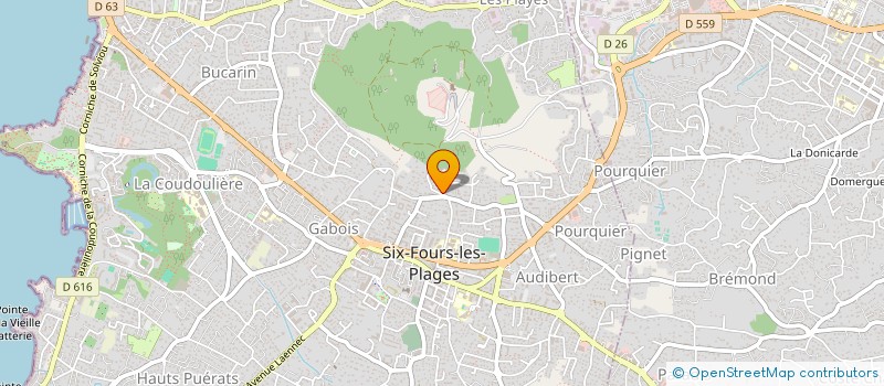 localisation de l'entreprise ETS WICINSKI à SIX-FOURS-LES-PLAGES