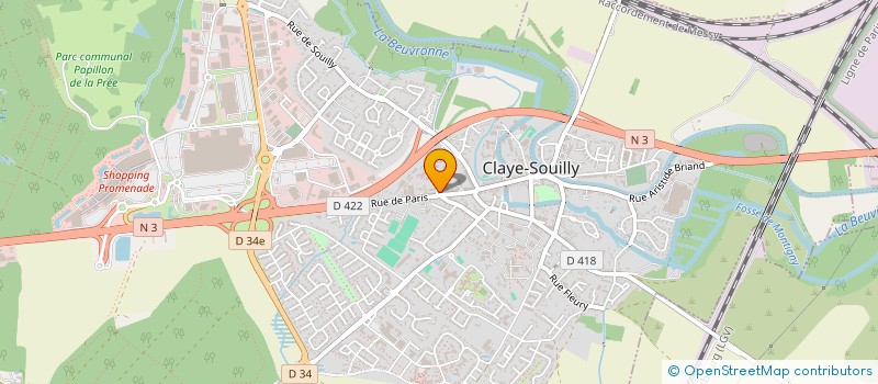 localisation de l'entreprise ETS WOJCIECHOWSKI ET FILS  CLAYE-SOUILLY