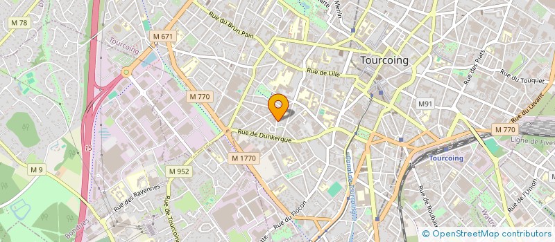 localisation de l'entreprise ETS WYNDELS à TOURCOING